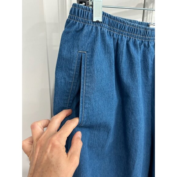 Vintage Napa Valley Denim Jacket Pants Set Blue Size Small Embroidered Retro - Picture 10 of 16